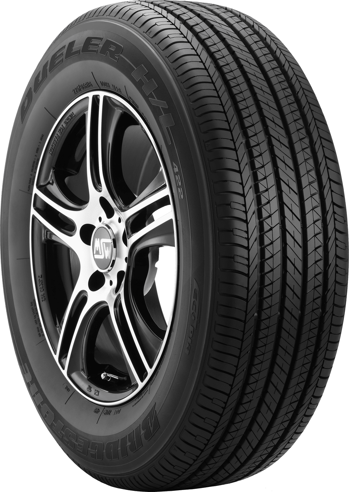 245/55R19 Bridgestone Dueler H/L 422 Ecopia - All Season